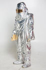 Aluminum Foil Thermal Insulation Suit Clothing No Melting With Silver Color